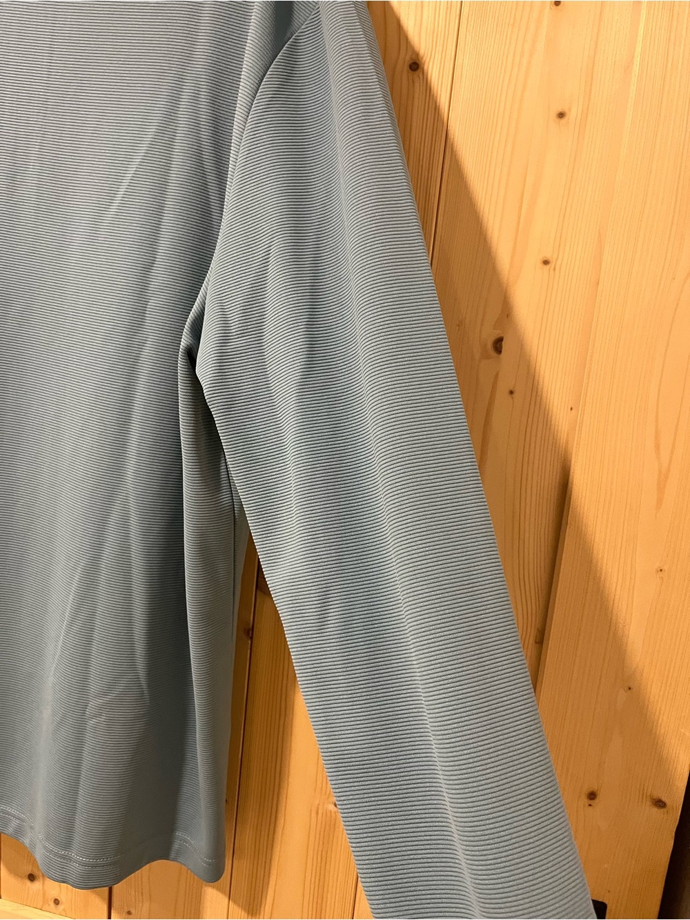 Cubavera Light Blue Ribbed Zip-Front Pullover XL - Picture 8 of 8